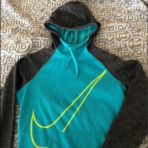 Nike Turquoise/Grey Hoodie